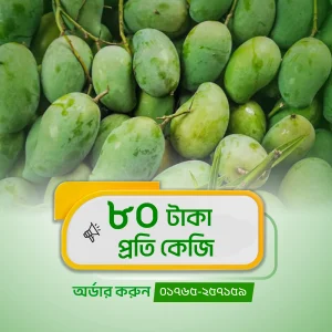 রাজশাহীর আম রুপালি- ৪০ কেজি (প্যাকেজিং এবং ডেলিভারি চার্জ সহ)